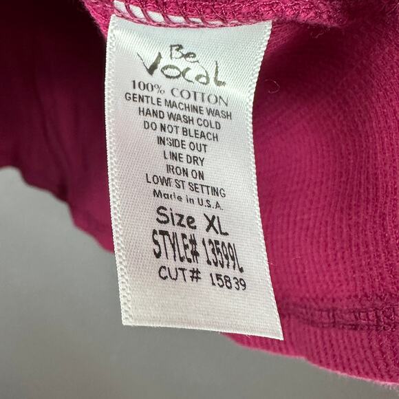 VOCAL Womens CRYSTAL PINK BLACK SUGAR SKULL AZTEC BIKER USA SHIRT XL - Picture 6 of 7